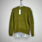525 America  Texture Stripe Cardigan Sweater green button front vneck size XS NWT Photo 1