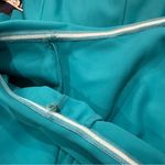 Boston Proper Teal Ruched 3/4 Sleeve Dress Size 10 Photo 7