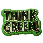 Hallmark Vintage  Think Green Clover Pin Holiday 1.25" Photo 0