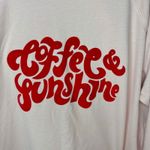 Wildfox NEW NWT Large Coffee & Sunshine Pink Oversized Sweatshirt MSRP $128 Photo 4