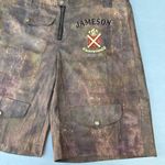 Jameson Irish Whiskey Brown Tactical Cargo Shorts Size 36 Photo 5