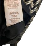 Free People Love My Chaos Flutter Ruffle Flowy Metallic Dress Black Gold Small Photo 8