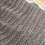 Eileen Fisher  black open mesh poncho in organic linen OS Photo 11