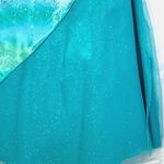 Jump Apparel Strapless Ball Gown Sparkly Prom Dress 3/4 Tulle Turquoise Blue Ruf Size undefined Photo 3