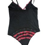 Victoria's Secret Jingle Bells Grey & Plaid Teddy Bodysuit Photo 2