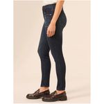 Democracy Luxe High Rise "Ab"solution Ankle Length Skinny Jeans Indigo Blue 12 Photo 1