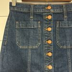 Madewell  Button Front Denim Mini Skirt Photo 1