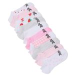 Juicy Couture  10 Pack Berry No-Show Socks Photo 0