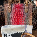 Brahmin  Moira Lakeridge Ombre Melbourne Tote w Matching Veronica Wallet NWT Photo 0