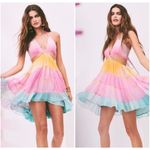 Rococo Sand Zale Cutout Mini Dress Size L Pink Size L Photo 2