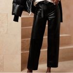 Banana Republic  high-rise straight leg lamb leather pant size 27 Photo 11