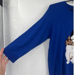 FOR THE REPUBLIC Frenchie Dog Womens Sweater Sz 1X Novelty Quirky Kawaii Bowtie Photo 3