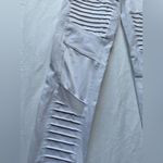 Alo Yoga Athena Mid Rise White Moto Leggings XS Photo 4