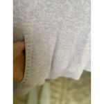 Gap  Lavender V Neck Sweater Hoodie Knit Cozy Buttery Soft Lounge Minimalist L Photo 3