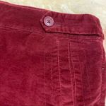 American Eagle  maroon velvet chino style skirt Photo 4