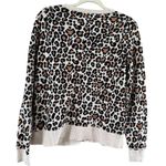 A New Day Brown and Cream Cardigan Sweater with Animal Print Photo 2