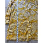 Fashion Magazine Magazine Top Womens XL Yellow White Floral Tunic Boho Artsy Art to Wear Beachy Photo 7