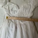 Princess Polly  “Danny” White Cottagecore Midi Dress Puff Sleeve Tiered Photo 4