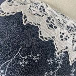 VINTAGE NEWPORT NEWS COTTON PRAIRIE DRESS GRANNY CHIC LACE COLLAR MADE IN USA Blue Size M Photo 12