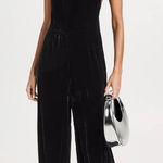 Staud Black Velvet Andreas Hakter Jumpsuit NWT size 8 retails for $450 Photo 0