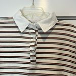 Don’t ask why brand crop top shirt. One size fits most. Brown Photo 1