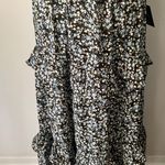 Lulus Black Floral Print Tierer Maxi Dress Size S Nwt Photo 4