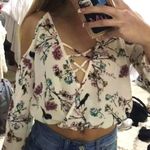 Macy's Floral Top Photo 0