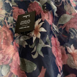 Lulus  Cherished Aura Navy Blue Floral Organza Bustier
Midi Dress Photo 6