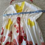 Anna Sui Anthropologie Women's SM Poppies Halter Backless Lined Dainty Silk Blen Photo 6