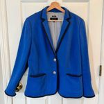 Talbots Pique Aberdeen Blazer Royal Blue - Size 16 Photo 1