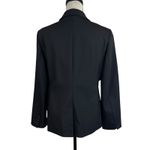 Chico's Chico’s SZ 1 (Medium) Blazer Jacket 1-Button V-Neck Notched Collar Lined Black Photo 4