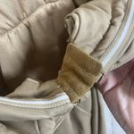 DO+BE Aviana Faux Leather Ruffled Mini Dress Tan Size S NWT Party Going Out Photo 7