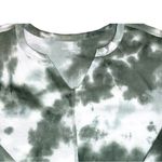 Rebellious One  Juniors/Womens 3X Green & White Tie Dye Long Sleeve Shirt Photo 7