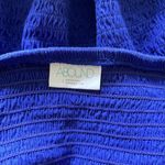 Abound  Royal Bight Blue Off the Shoulder Cropped Smocked Top Size Large Photo 5