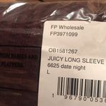 Free People juicy Long sleeve top in date night size L Photo 3