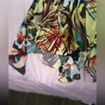 Chico's Vibrant Floral Fairy Hem Midi Skirt Photo 4