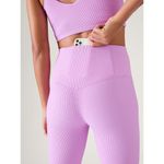 Athleta  Gap Elation Rib Ribbed Tight Legging XXS Pink EUC $99 Photo 9