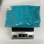 Sunny Leigh Vintage women's blue cap sleeve ruffle scoop neck loose linen blouse Photo 5