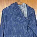 CAbi Woman’s Anorak Adventure Indigo Blue Hooded Zip Jacket Size Small Photo 5