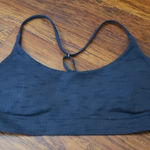 Vuori  Women's Gray Black Patterned Athletic Health Gym Workout Yoga Sports Bra Photo 0