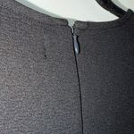 Nordstrom Rack NWT Black Textured Short Sleeve Zipper Top Photo 4