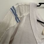 We The Free Free People  White Bubble Tee Top Photo 4