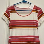 Isabel Maternity Women’s Maternity Isabel by Ingrid Cream Pink Stripe Pencil Dress Size Med NWT Photo 1