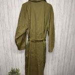 Womens Size XL SEA New York Trench Coat Green Photo 5