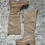 Sam Edelman  Larina Leather Pull On Knee-High Boots Sesame size 6.5 Photo 0