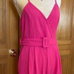 Lavishly Paris NWT, Women  Halter Strapped Barbiecore Jumpsuit. Size Medium Photo 8