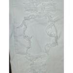 New NWT $248 Designer Carmar Baggy Fit Destroyed White Jeans Womens 28 Crop USA Photo 2