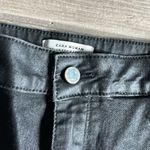 ZARA  woman coated black pants Photo 2