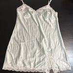 Victoria's Secret Light Blue and White Striped Chemise / teddy Photo 0