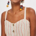 Topshop New  Stripe‎ Crop Tank Top Bralet Photo 1